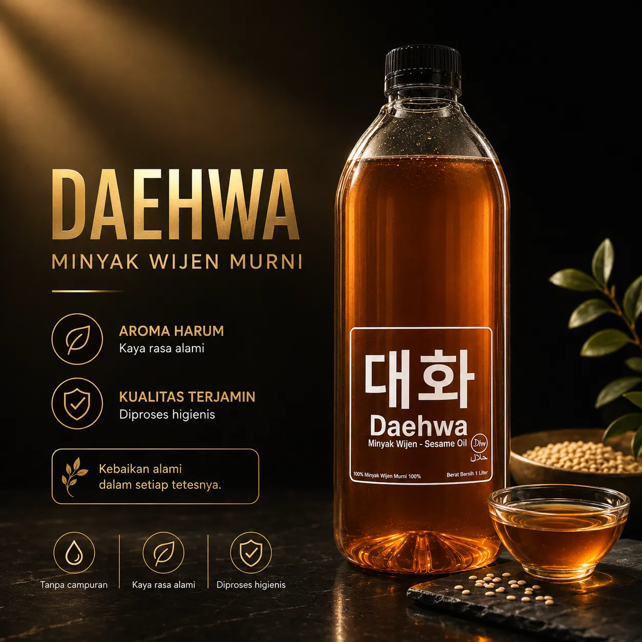 Daehwa - Minyak Wijen (1 liter)